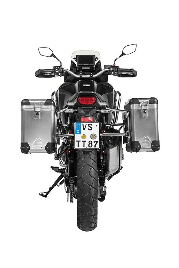 Touratech ZEGA Pro 31/38 suitcase - Gray support included - AluminumRef: Trt01773A / 01-403-5730-0