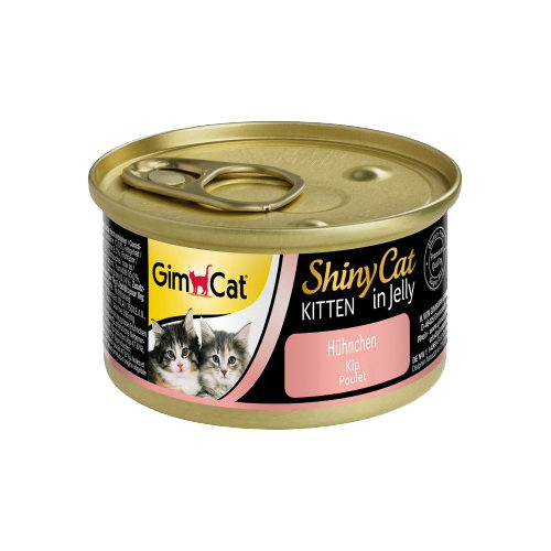 GimCat ShinyCat Kitten in Jelly - Chicken - 24 x 70g