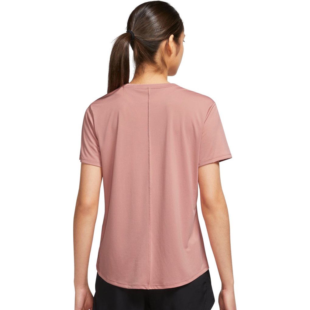 Nike Dri-FIT Swoosh Short Sleeve Top Women - red stardust/fierce pink FB4696-618