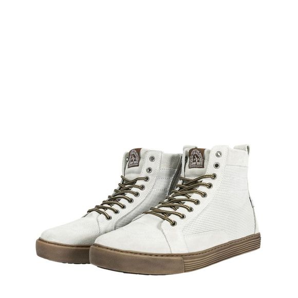 John Doe Neo - White / Brown Motorcycle SneakersRef: JDE0080