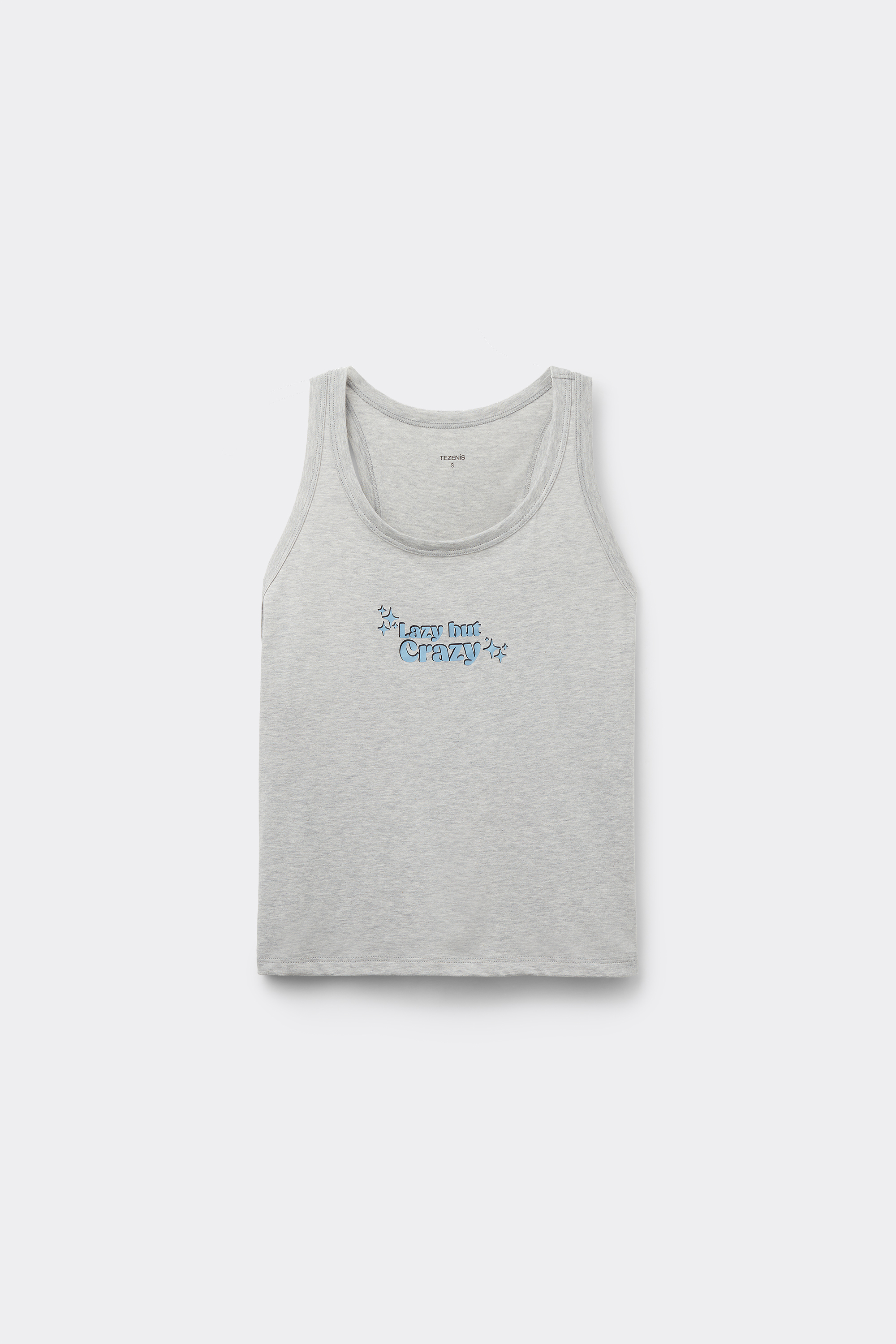 Printed Cotton Camisole with Wide Shoulder Straps