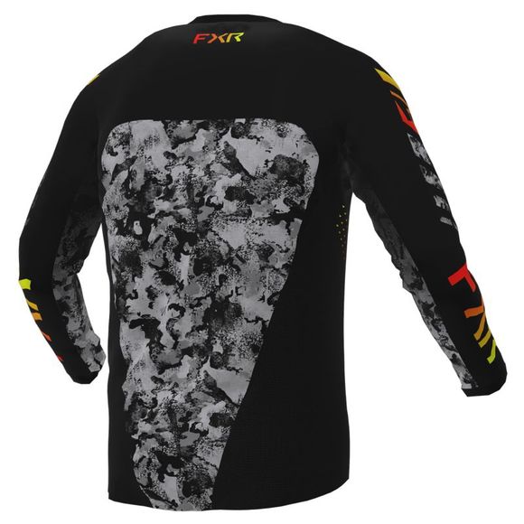 Maillot cross FXR PODIUM ACID INFERNO ENFANT - NoirRef : FXR0195