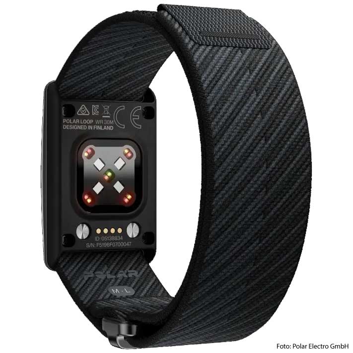 Polar Loop Wearable Health Band - Night Black
