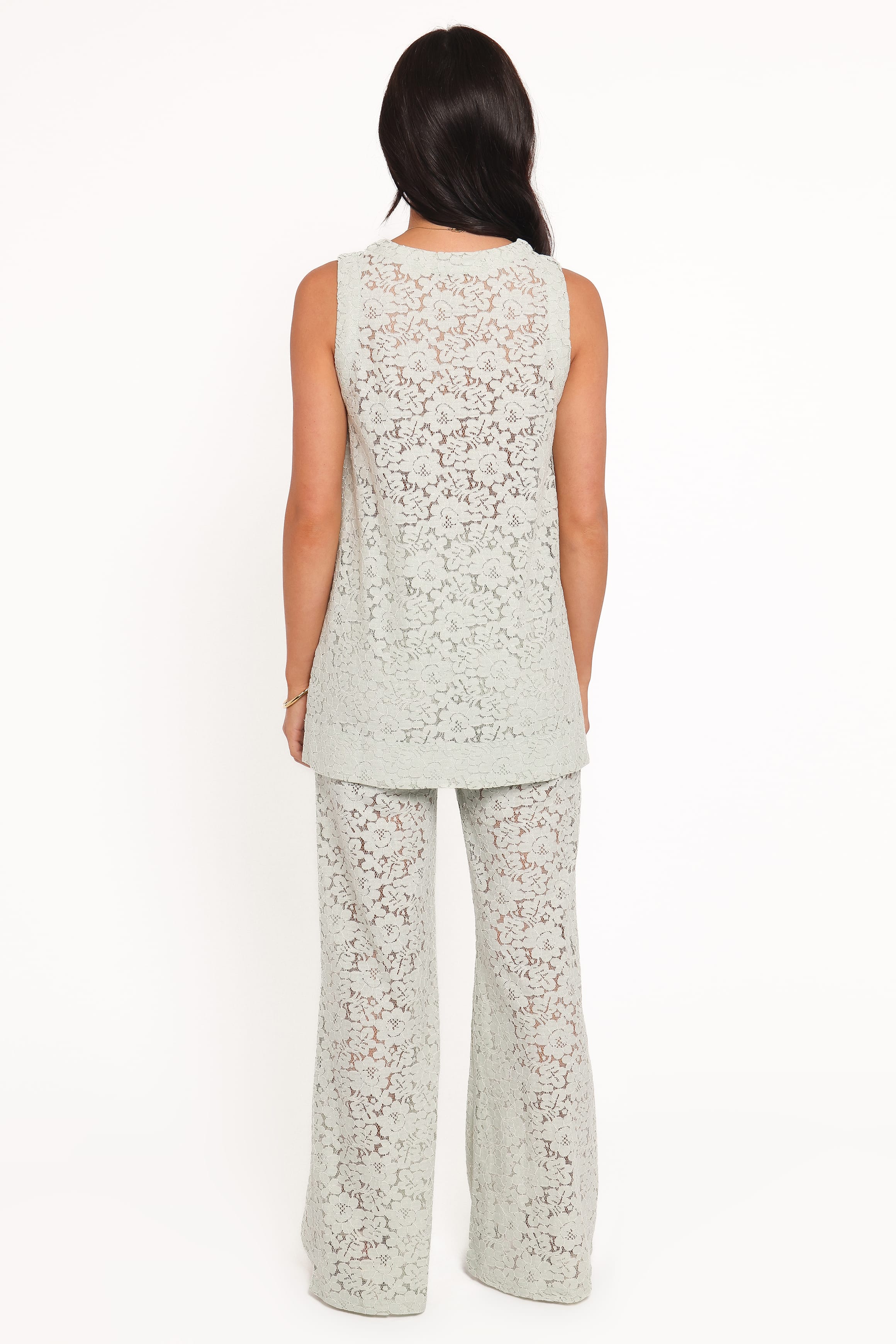 Sammy Embroidered Set - Mint Green