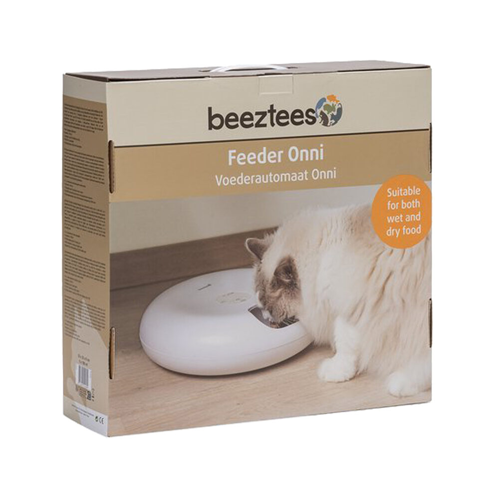 Beeztees Onni Automatic Pet Feeder - White