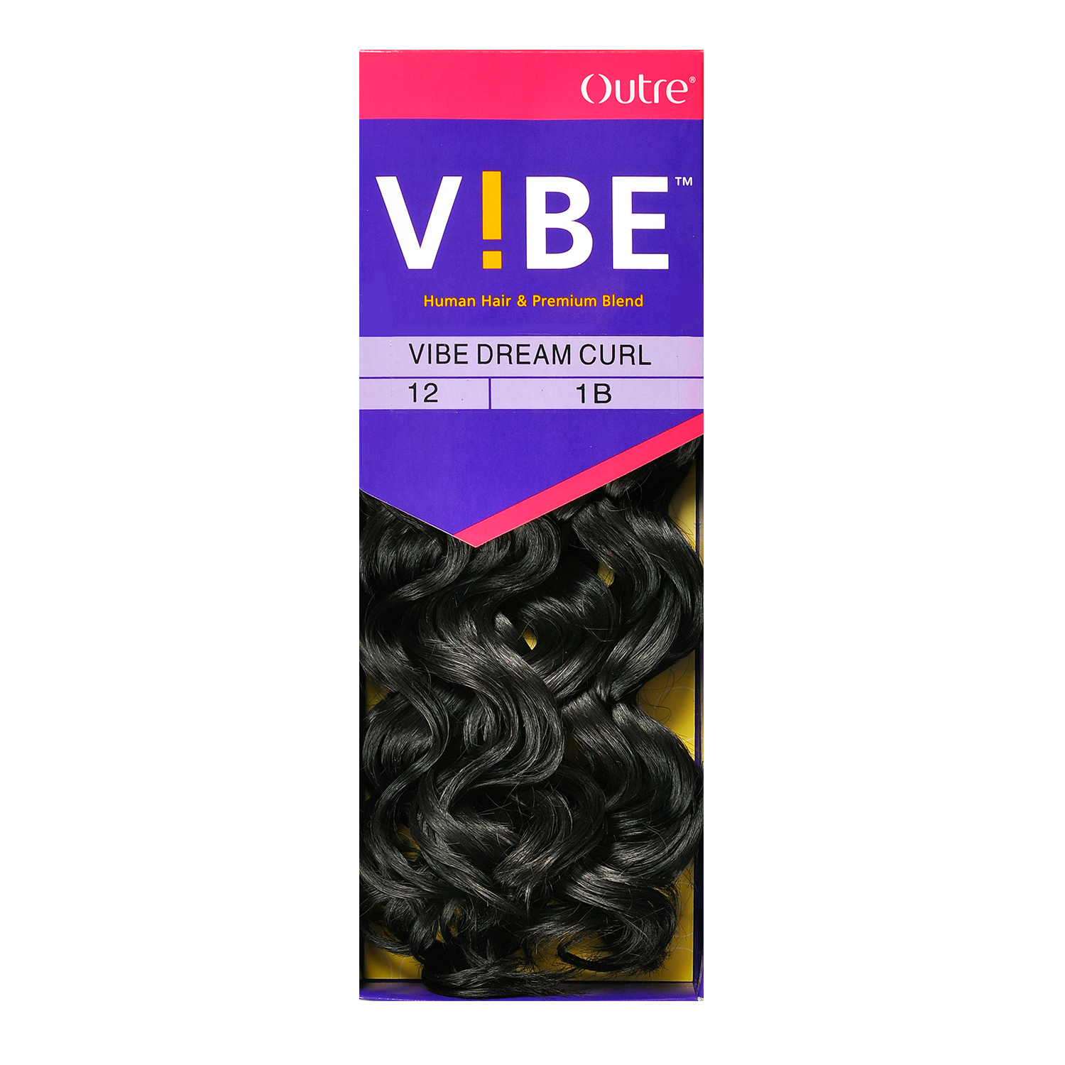 Human Hair Blend Weave OUTRE Vibe Dream Curl 12