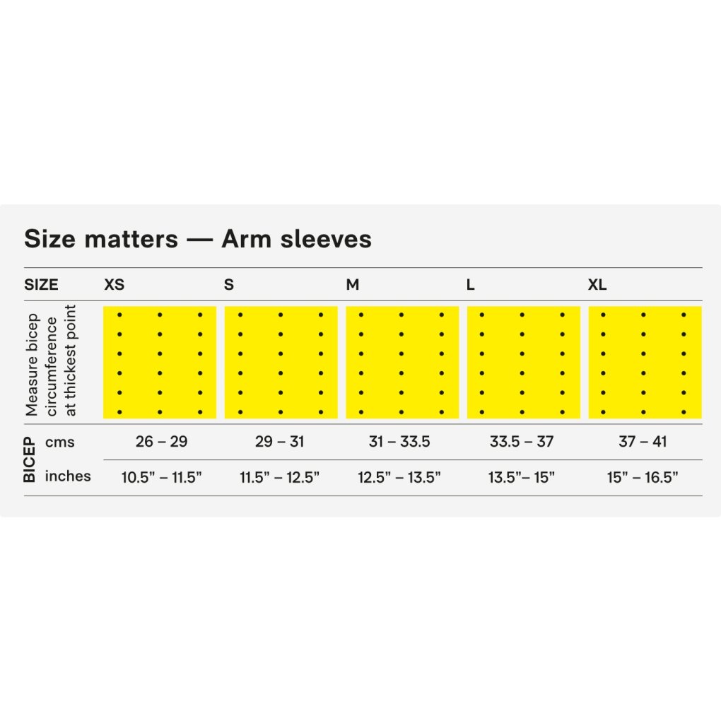 SKINS CYCLE Compression Arm Warmer - Black