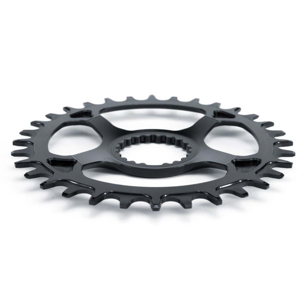 Garbaruk MTB Chainring - Direct Mount / Round / Narrow-Wide - for Shimano XTR M9100 / MT900 - black