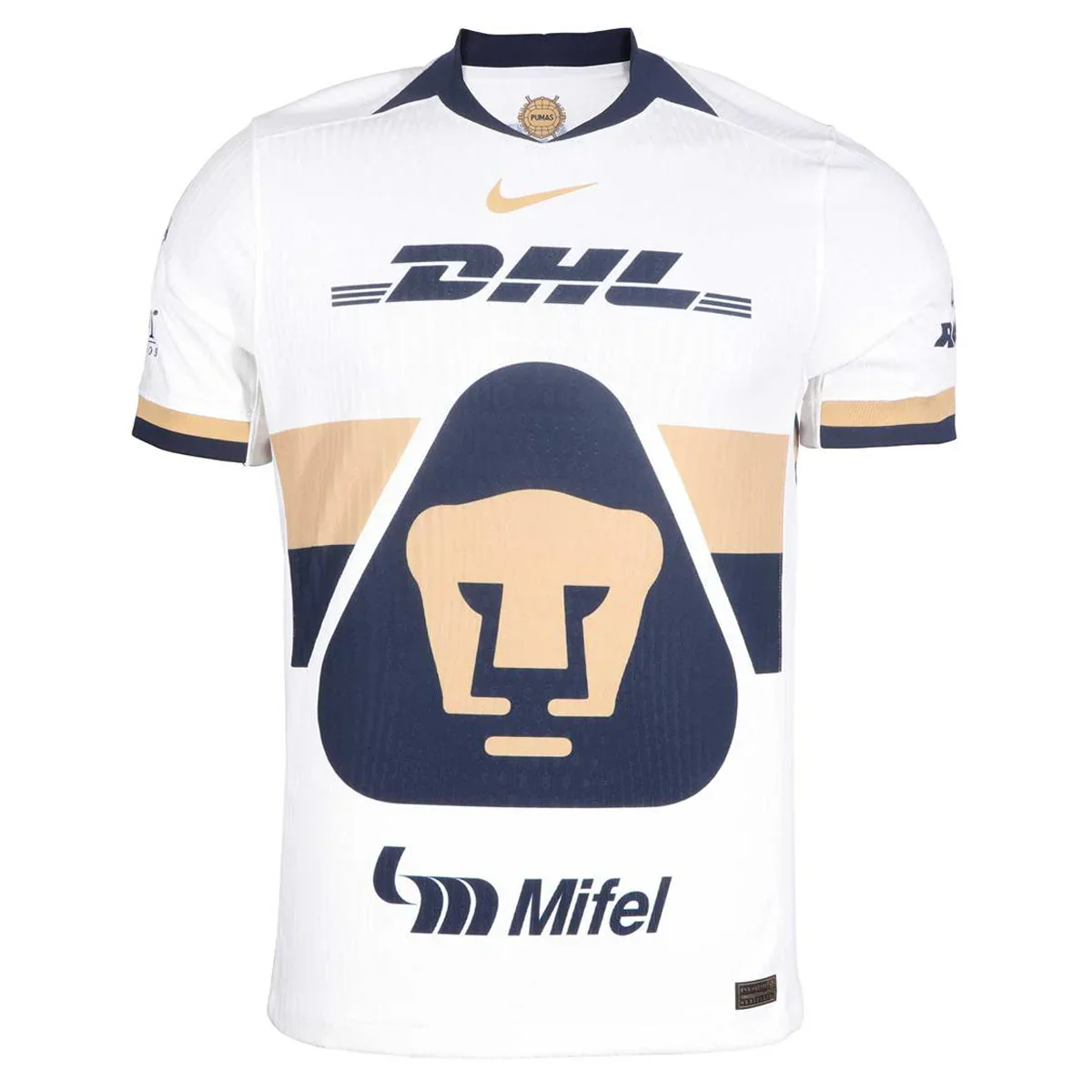 s UNAM Authentic Home Jersey 25/26 (Sail/Obsidian/Club Gold)