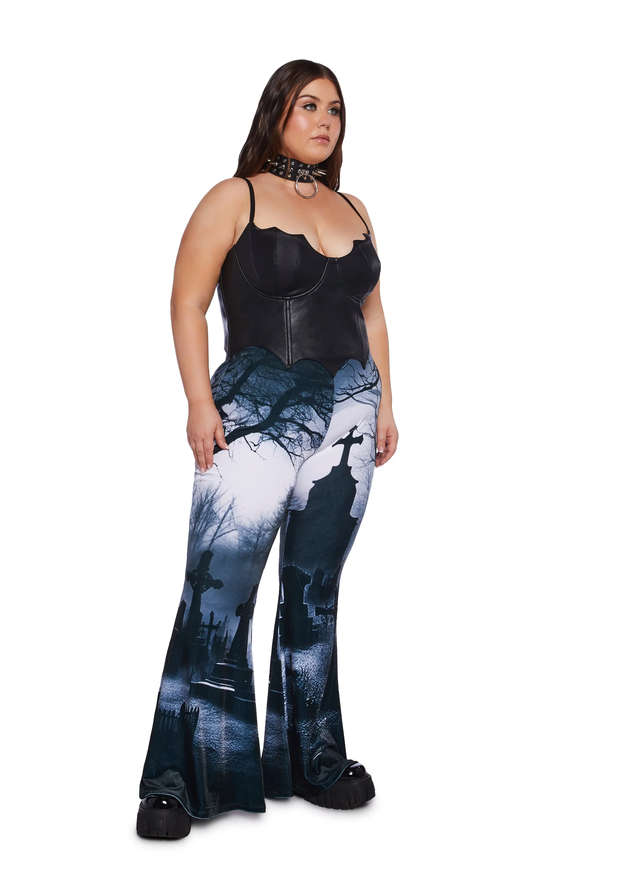 Spooky Sanctuary Flare Pants