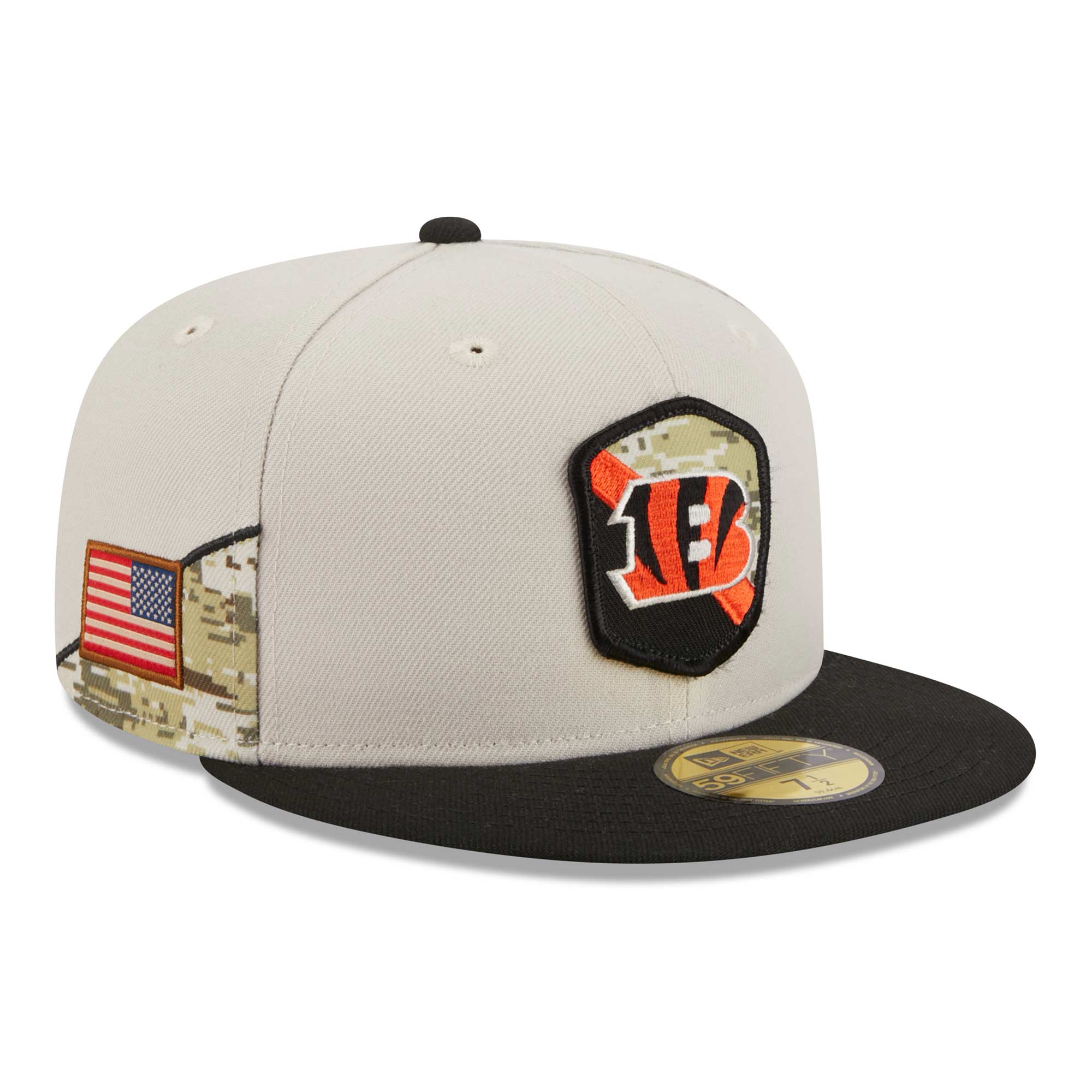 Cincinnati Bengals 2023 NFL Salute to Service New Era 59FIFTY Fitted Cap