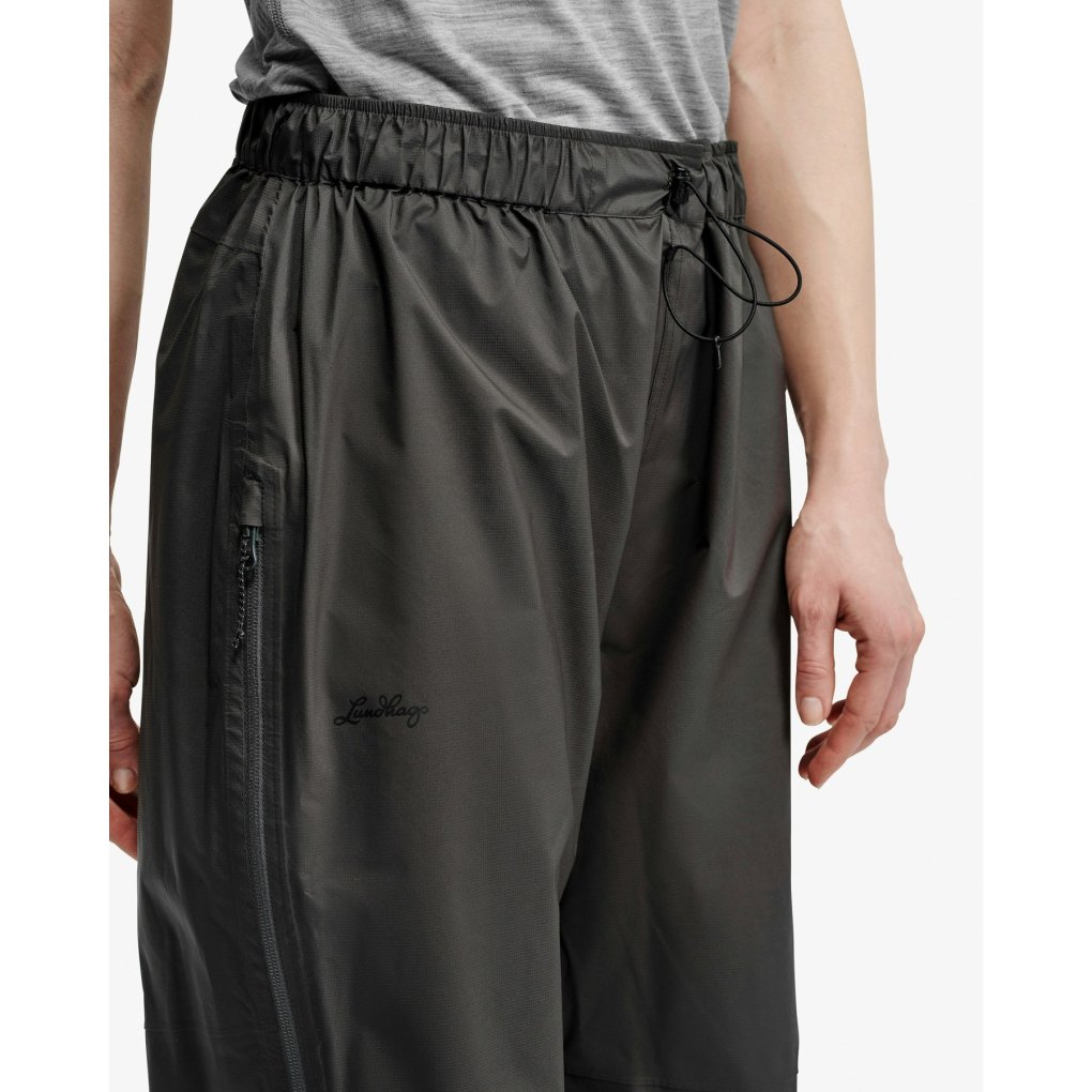 Lundhags Tived Waterproof Pants Women - Charcoal 11000