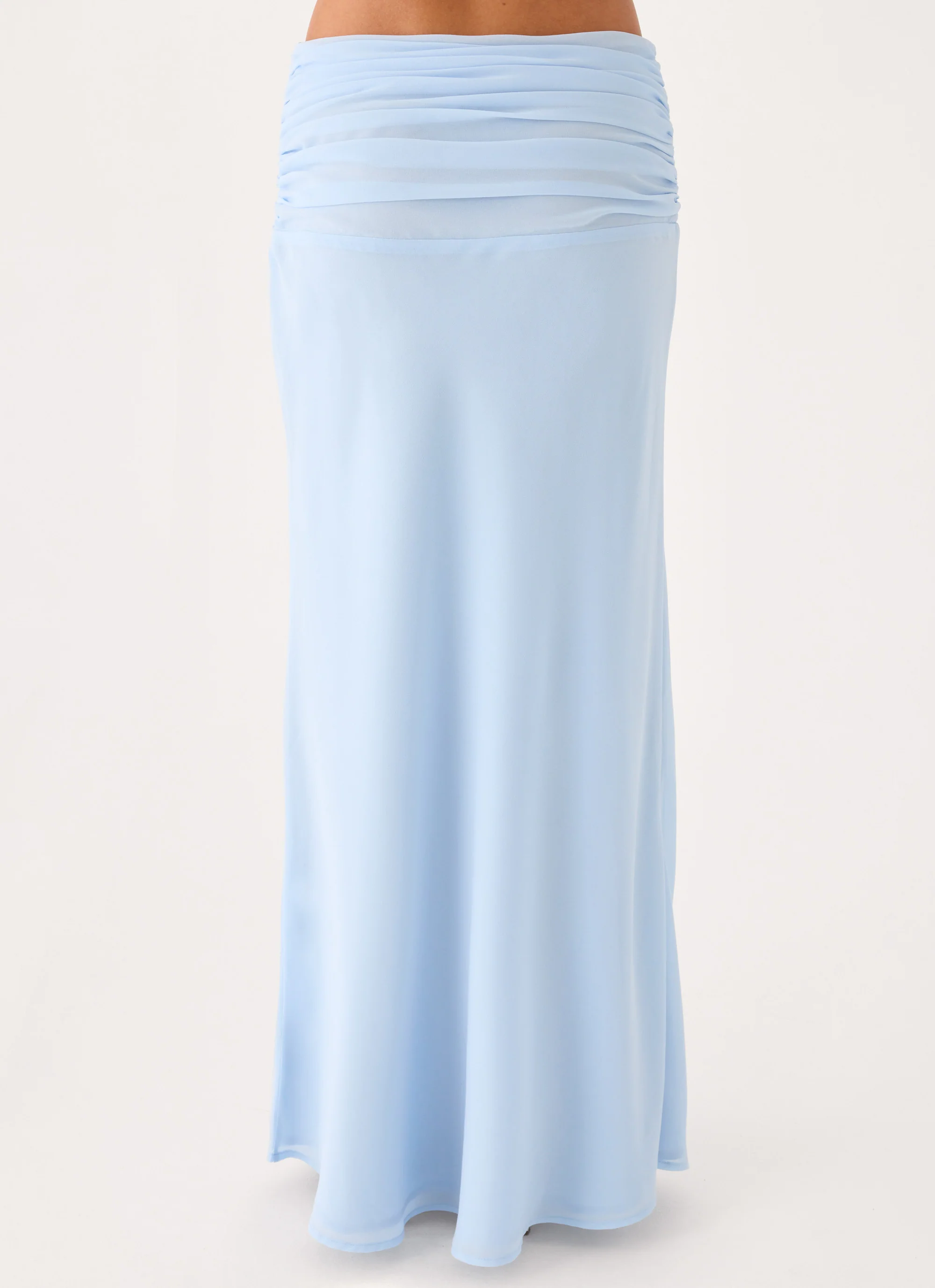 Lauretta Maxi Skirt - Baby Blue