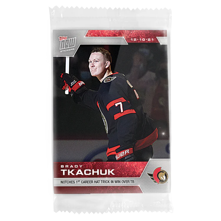 2021-22 NHL TOPPS NOW® 11-Sticker Pack - Stickers #157-167