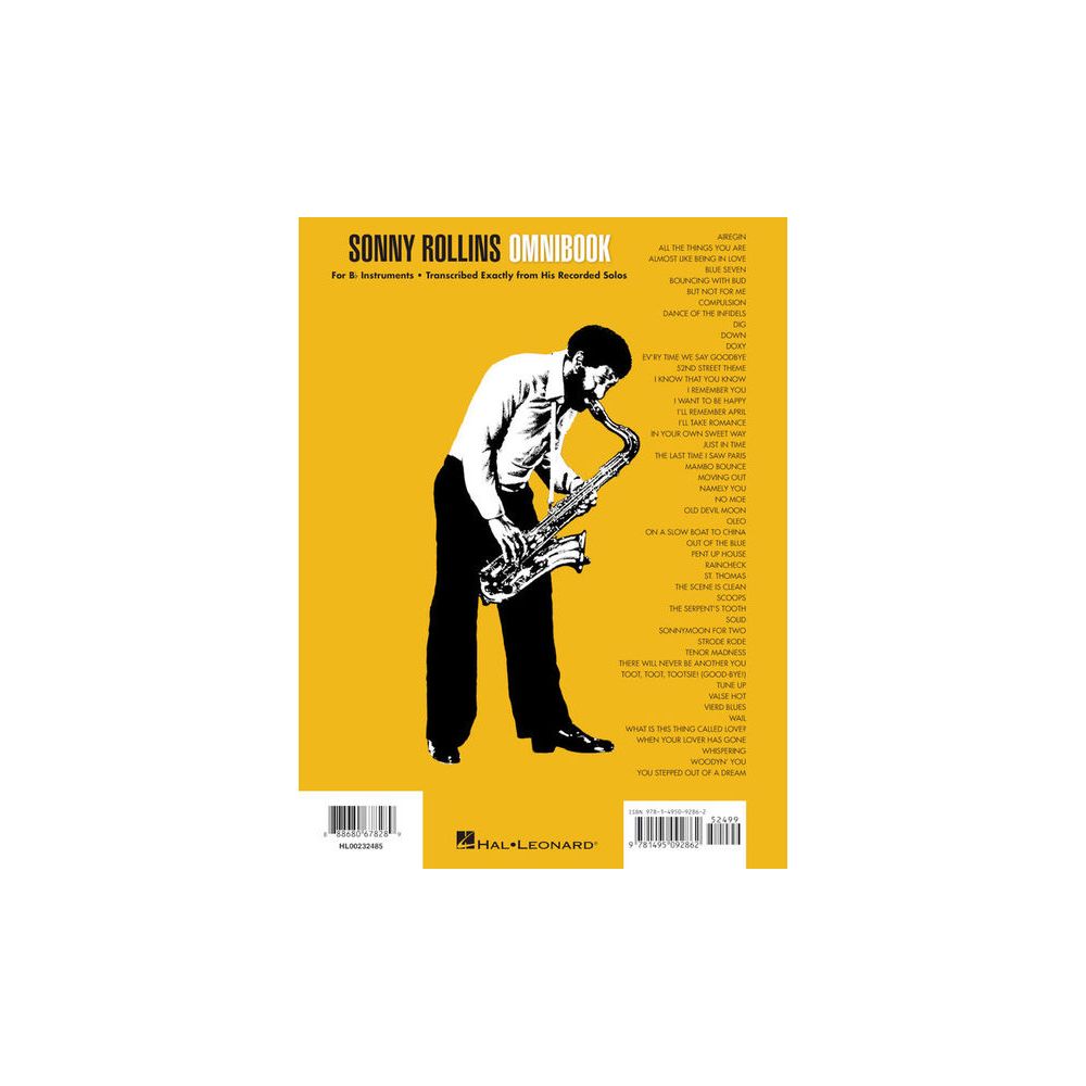 Hal Leonard Sonny Rollins Omnibook Bb – Thomann Ireland