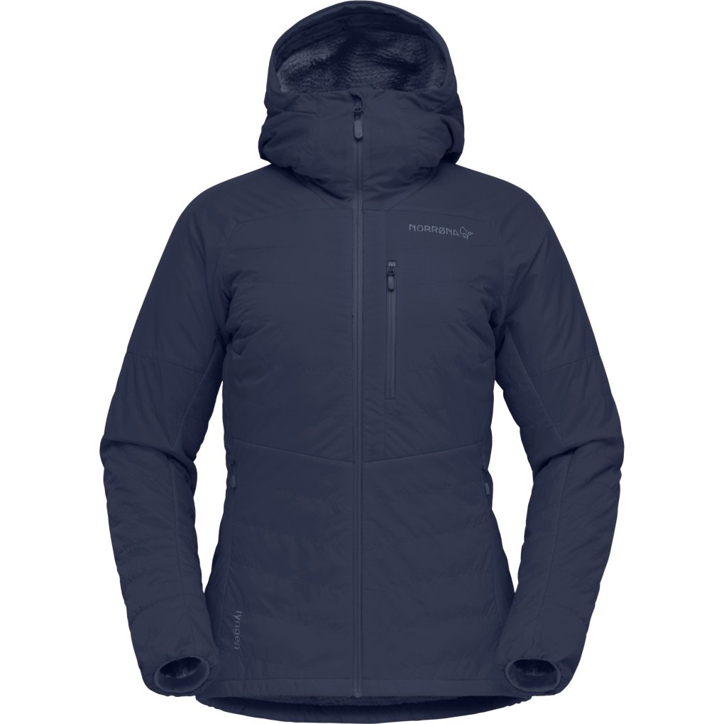 Norrona lyngen Alpha100 Zip Hood Jacket Women - Indigo Night