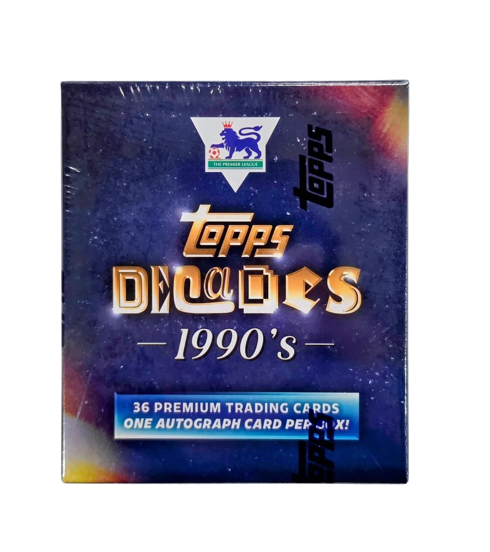 2025 Topps Decades 90's Premier League Soccer Hobby Box