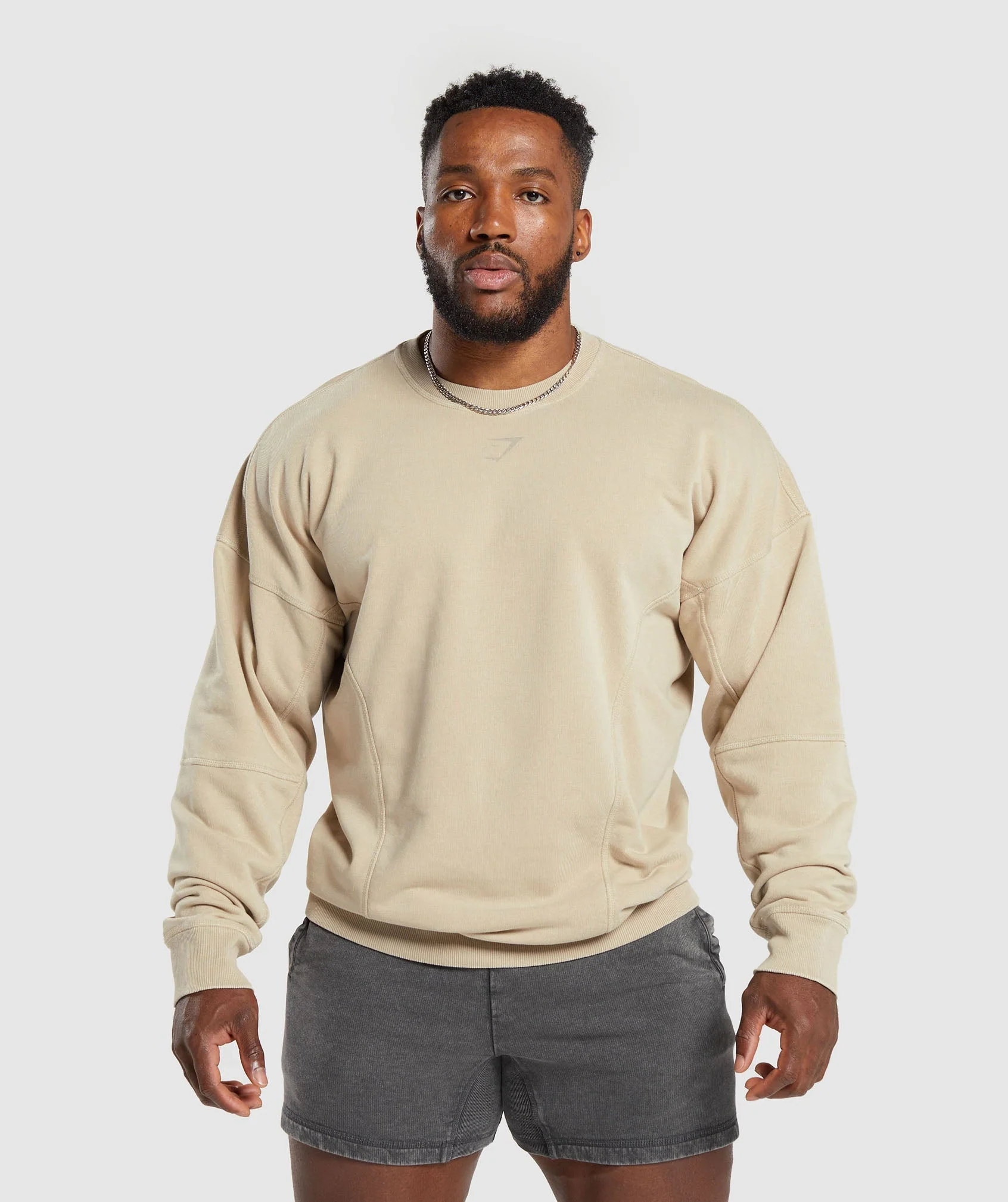 Heritage Washed Crew Desert Beige