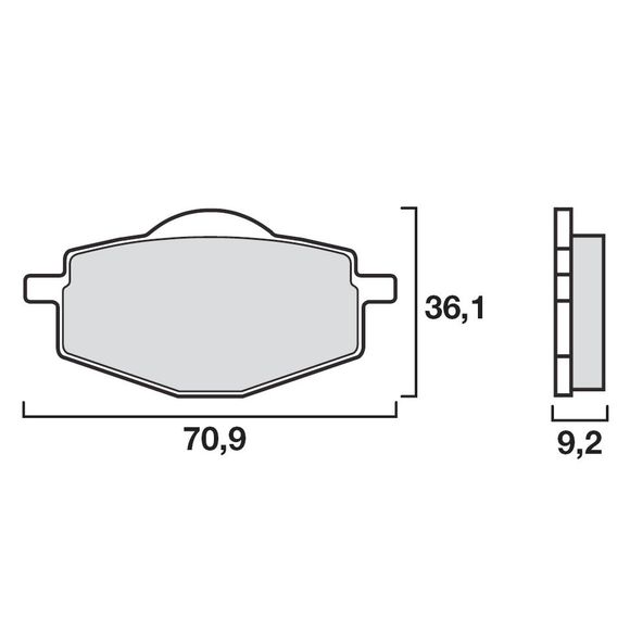 Brembo carbon ceramic brake pads front/rear (depending on model)Ref: 07YA1407