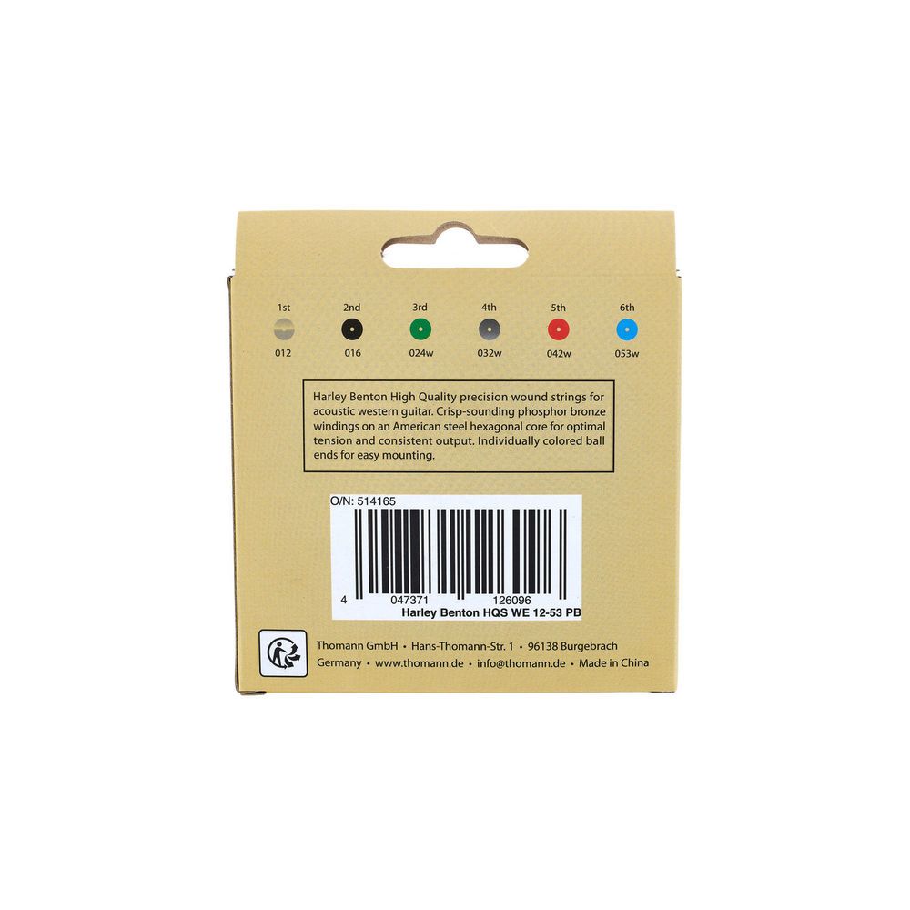 Harley Benton HQS WE 12