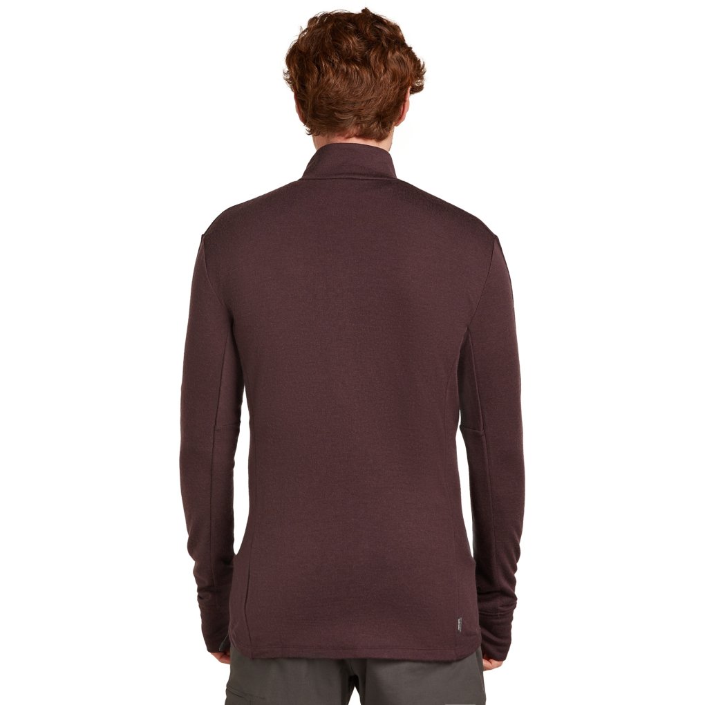 Icebreaker Merino 260 Quantum Long Sleeve Zip Jacket Men - Java