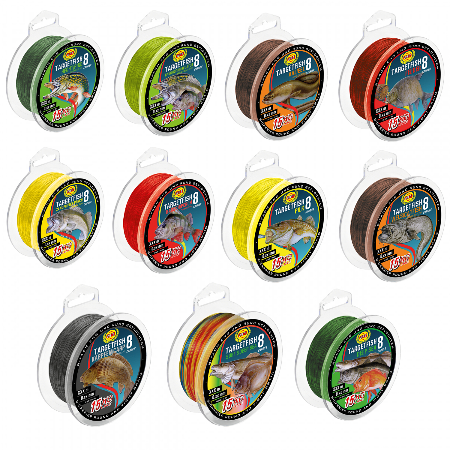 WFT Prey Fish Line Target Fish 8