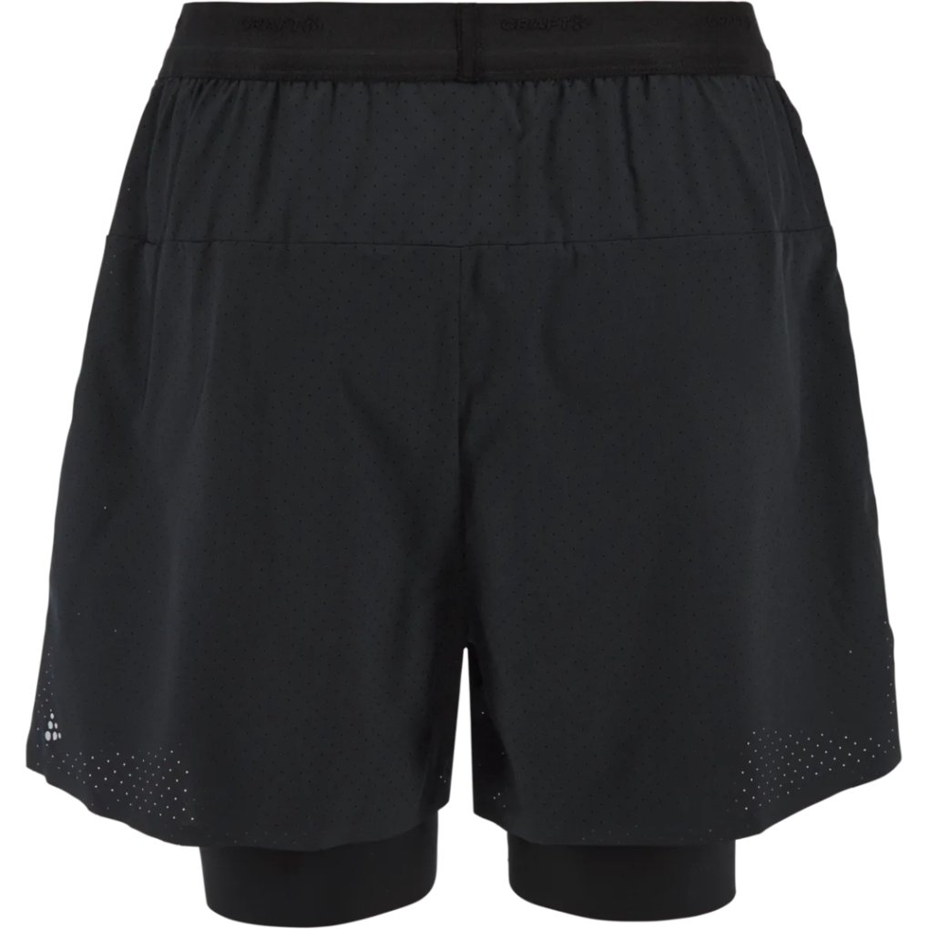 CRAFT Hypervent 2-In-1 Running Shorts Men - Black
