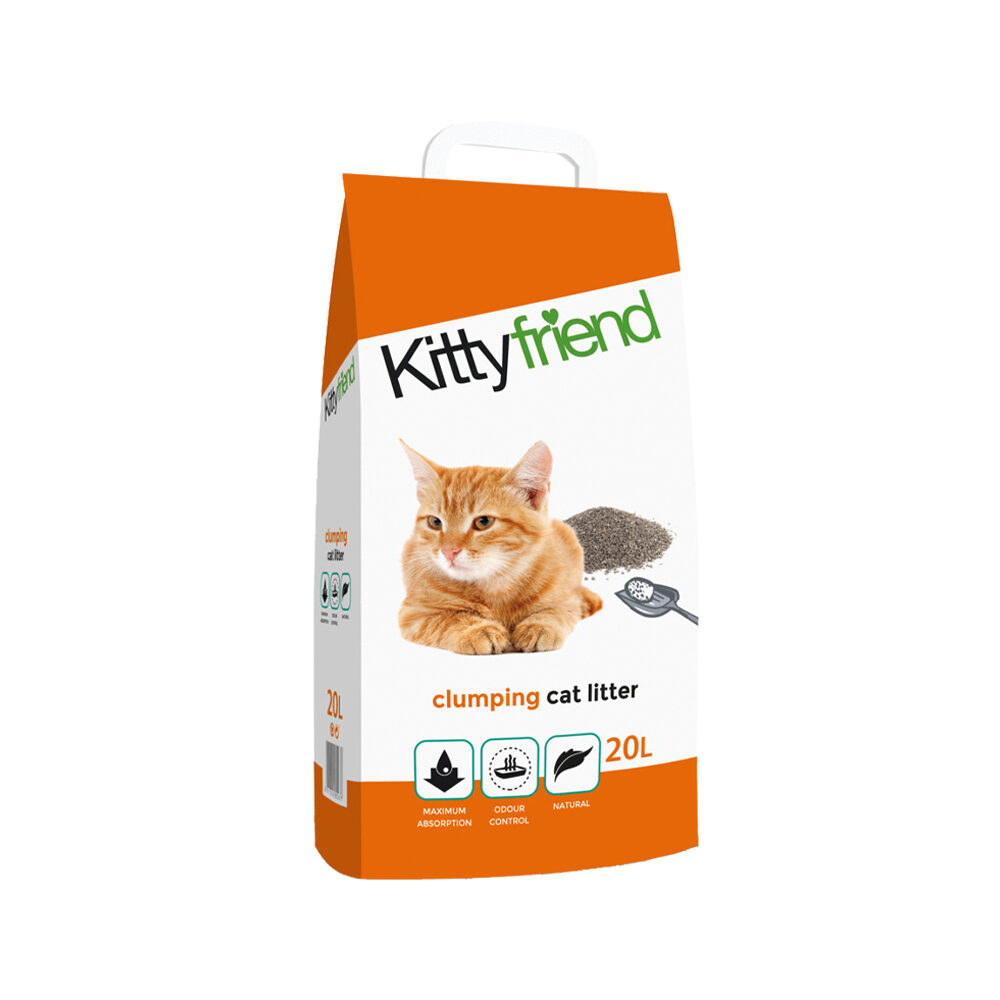 Kitty Friend - Clumping Cat Litter - 20 L