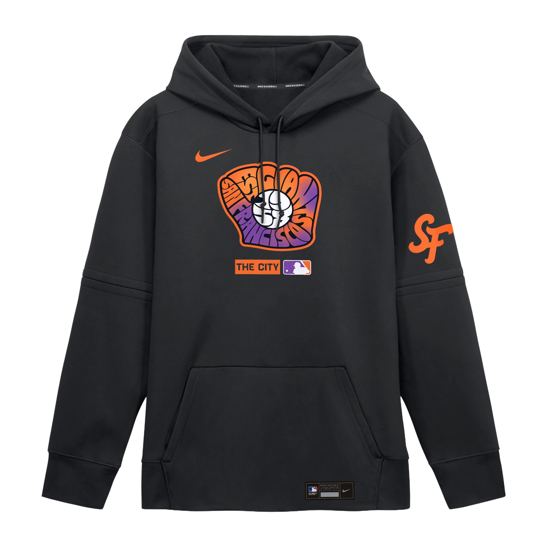 San Francisco Giants City Connect 2026 MLB Authentic Therma Hoodie Black