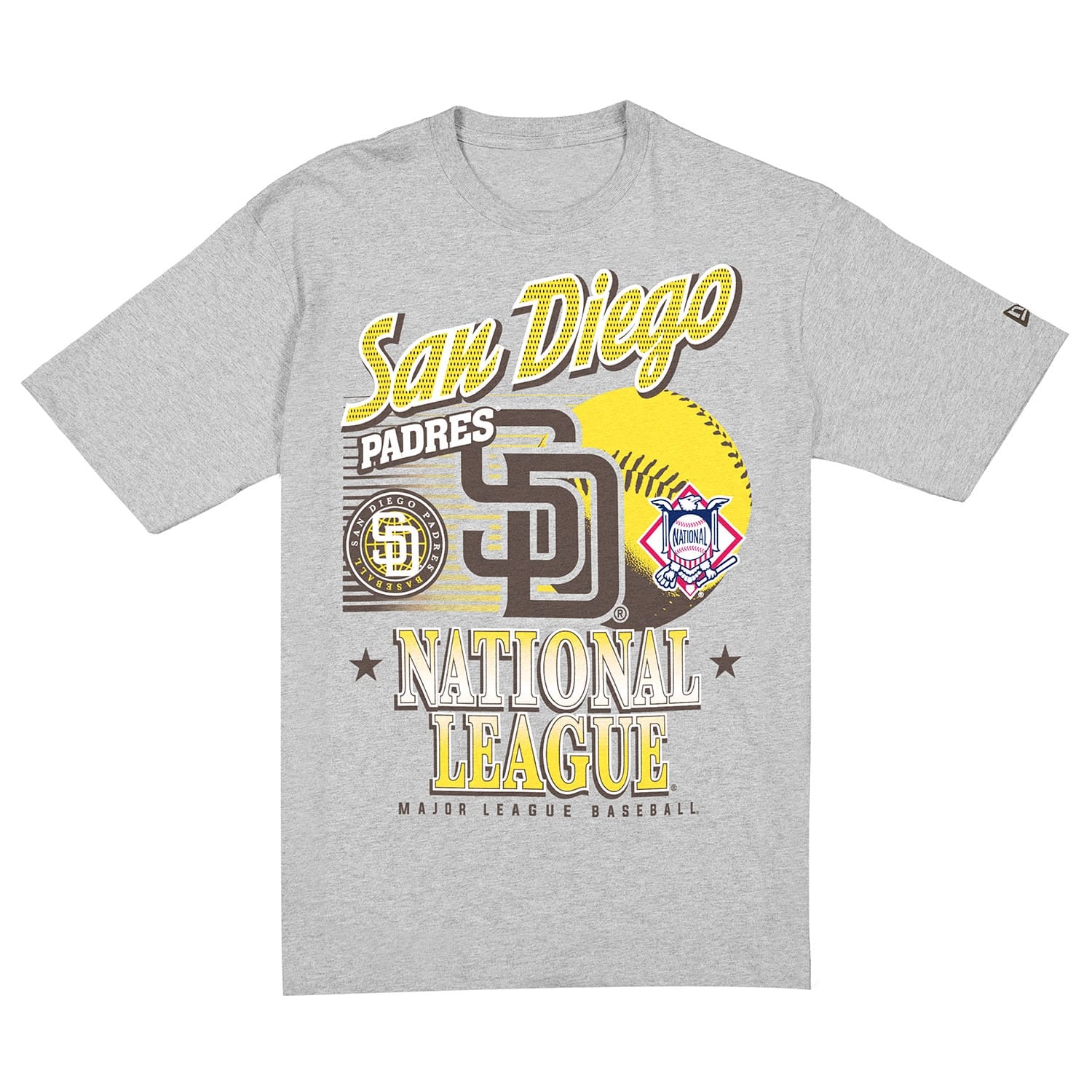 San Diego Padres Sport Classics Oversized MLB T-Shirt Gray