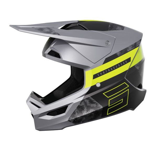 Shot FURIOUS cross helmet - PATROL 2023 - Grey / YellowRef: SO2454