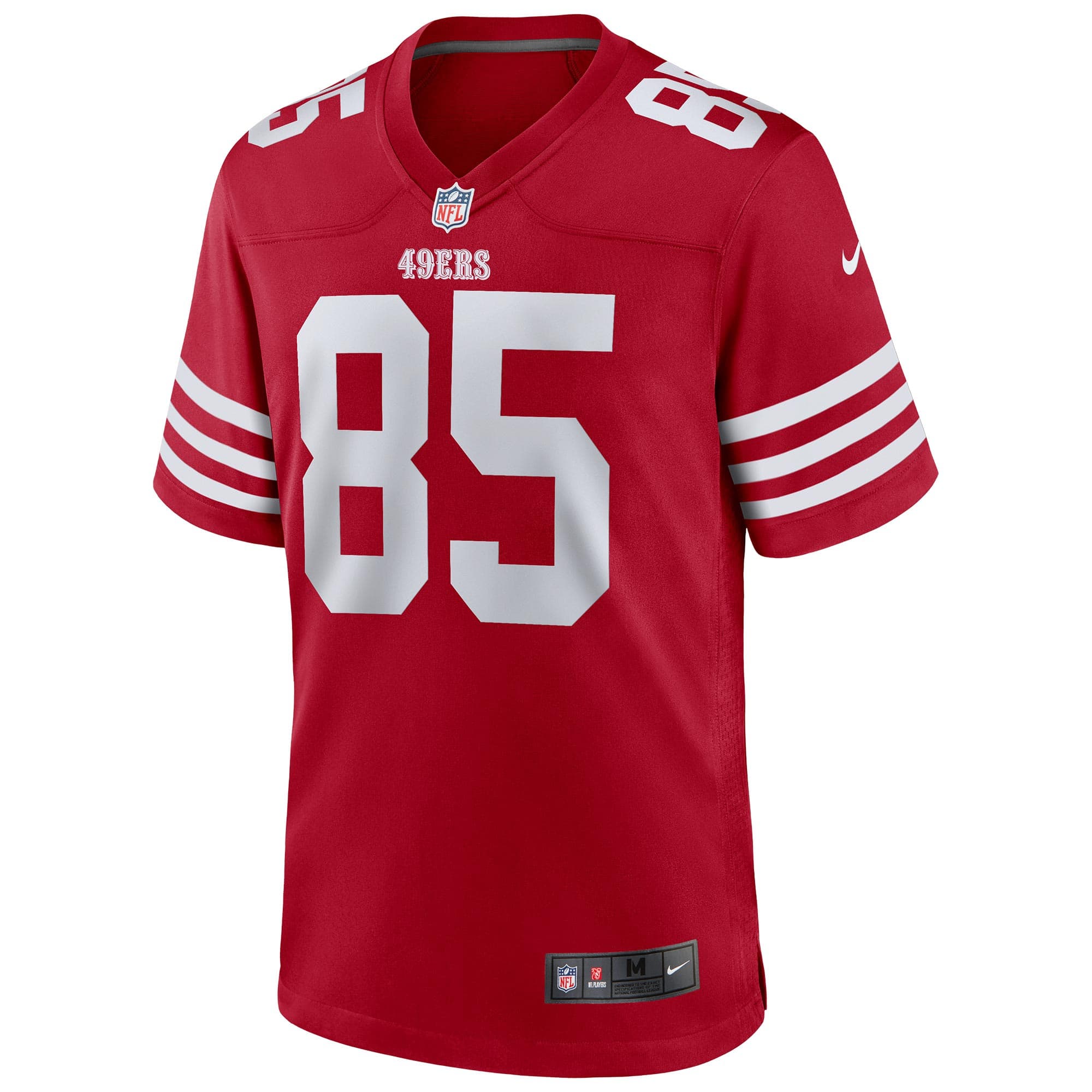 George Kittle #85 San Francisco 49ers Nike Game NFL Football Jersey Red