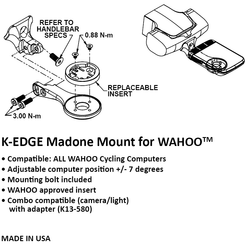 K-Edge Garmin Gen.6 Madone/Emonda Mount