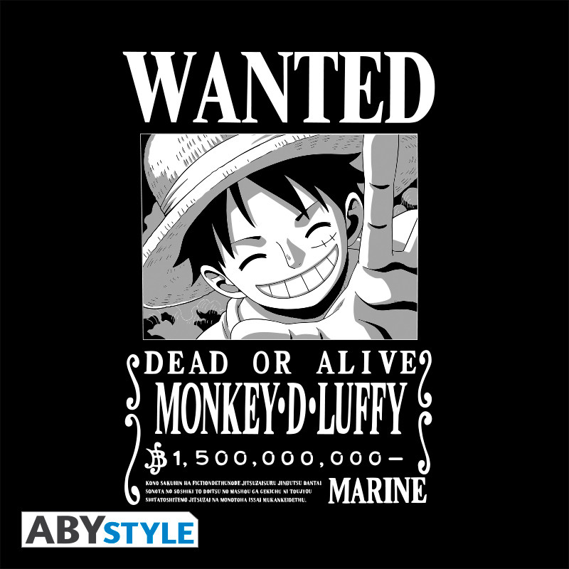 ONE PIECE T-shirt Wanted Luffy