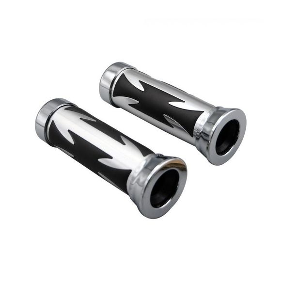 Bike It Handlebar Grips 22 MM LEFT 25 MM RIGHT Universal - GrayRef : BIK0744 / GRPRD34