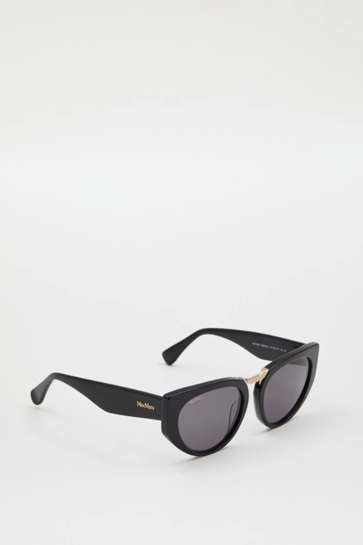 Cat-eye sunglasses - BLACK