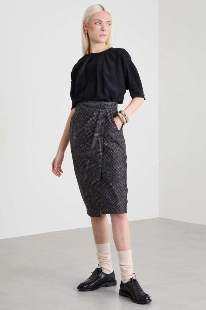 Wrap skirt - GREY
