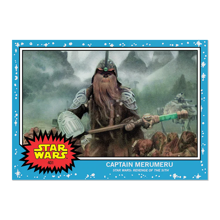 Topps UK - SW Living Set Card #401 - Captain Merumeru