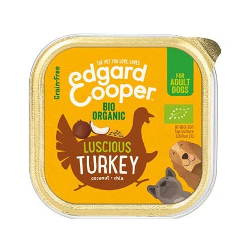 Edgard & Cooper Organic Adult - Turkey - 17 x 100g