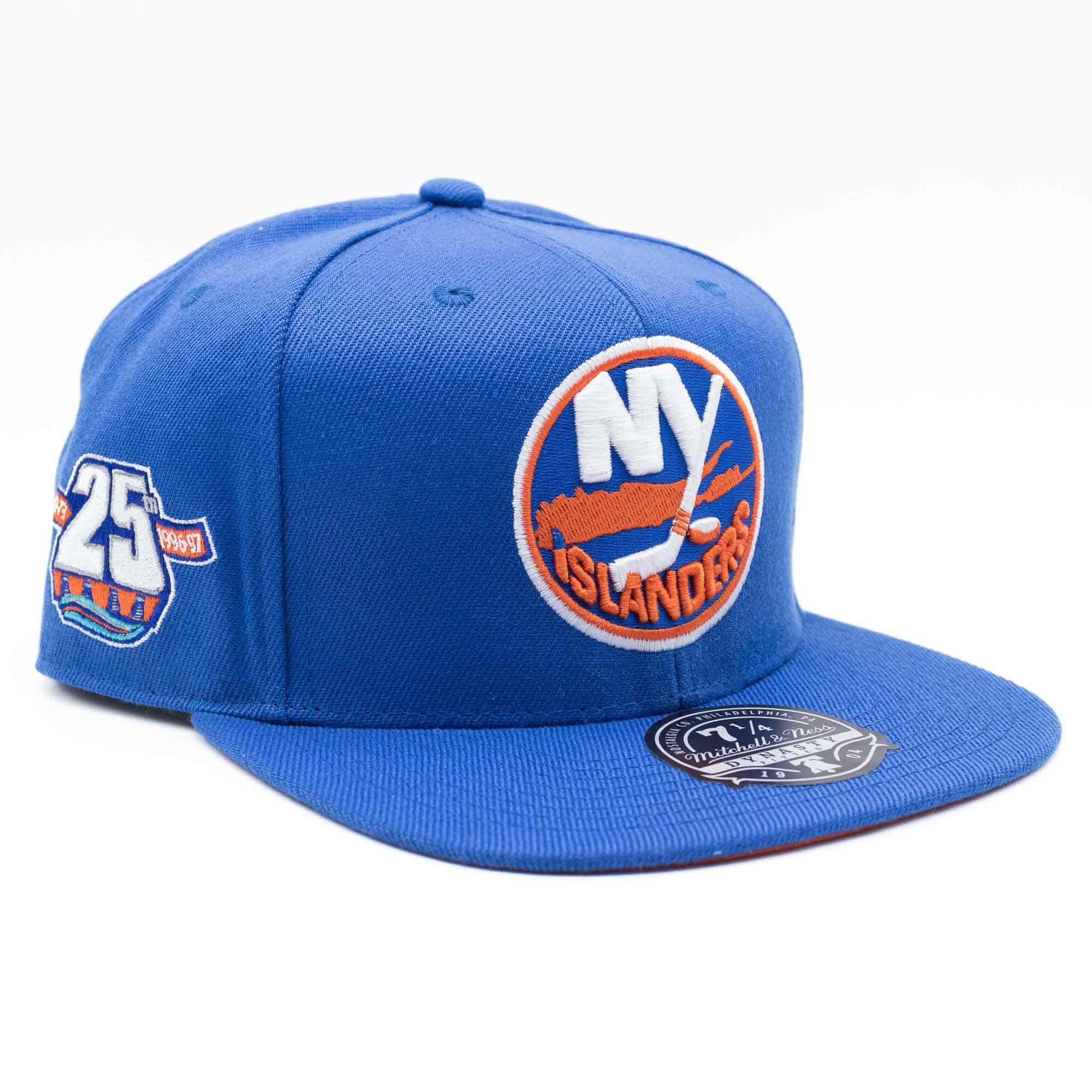 New York Islanders Vintage Mitchell & Ness Fitted NHL Cap Blue