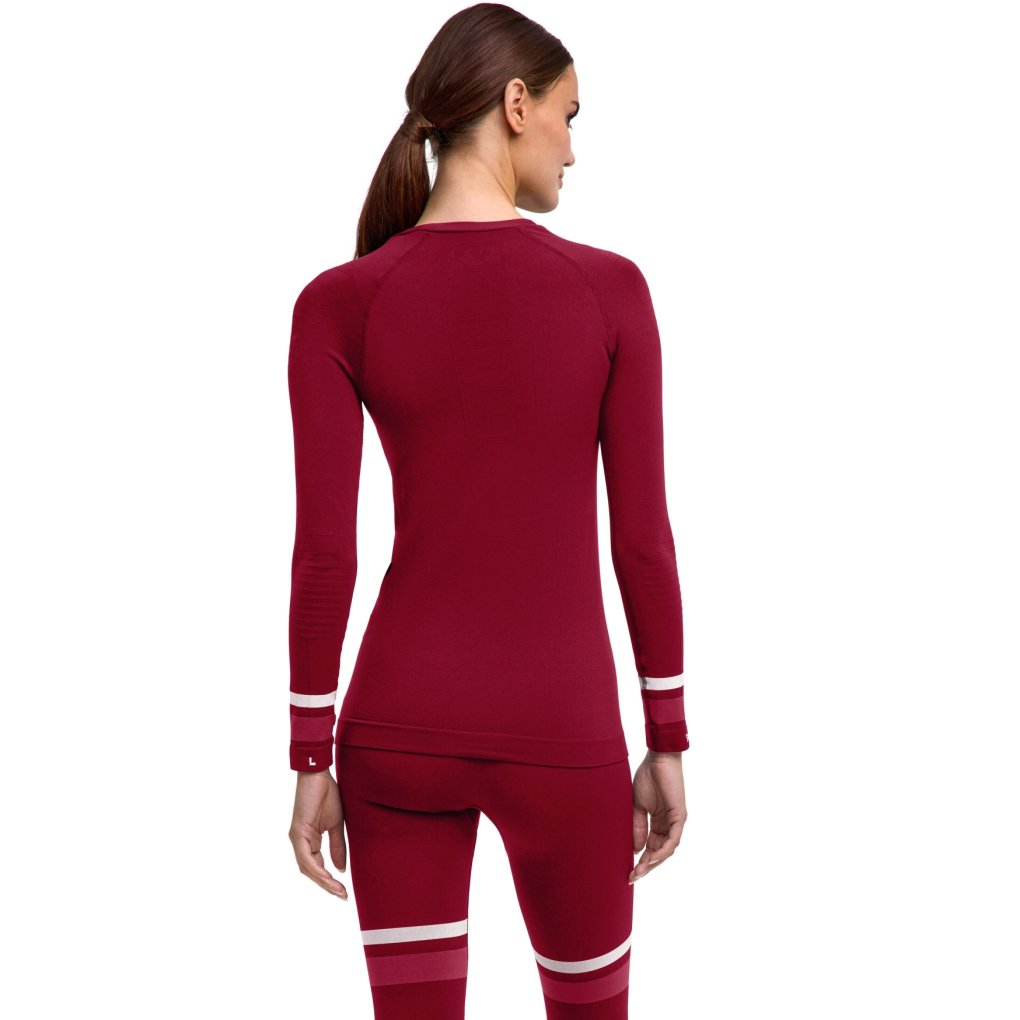 Falke Maximum Warm Trend Longsleeve Shirt Women - merlot 8117