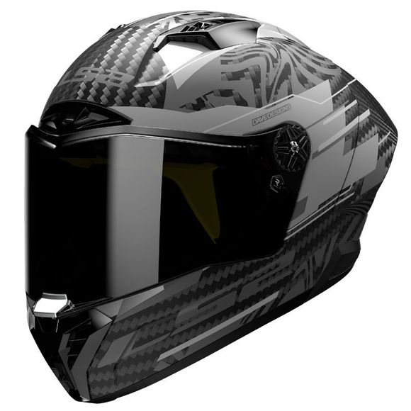 Casque intégral LS2 FF805 THUNDER CARBON - POLAR - NoirRef : LS0836