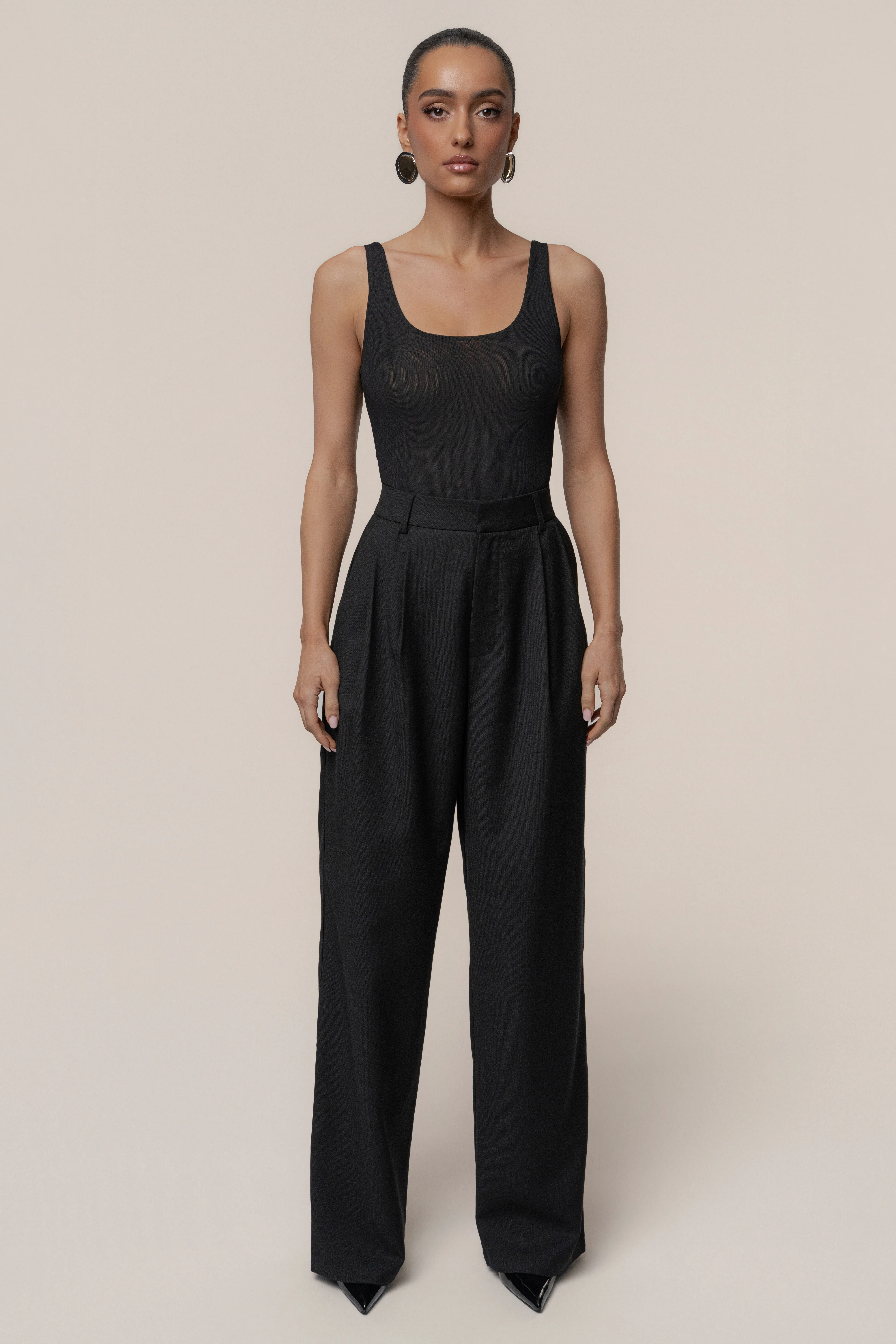 Black Refined Moments Trouser