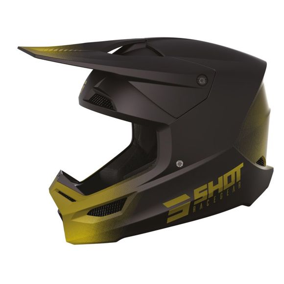 Shot RACE cross helmet - DRAW 2024 - YellowRef: SO2405-C5355
