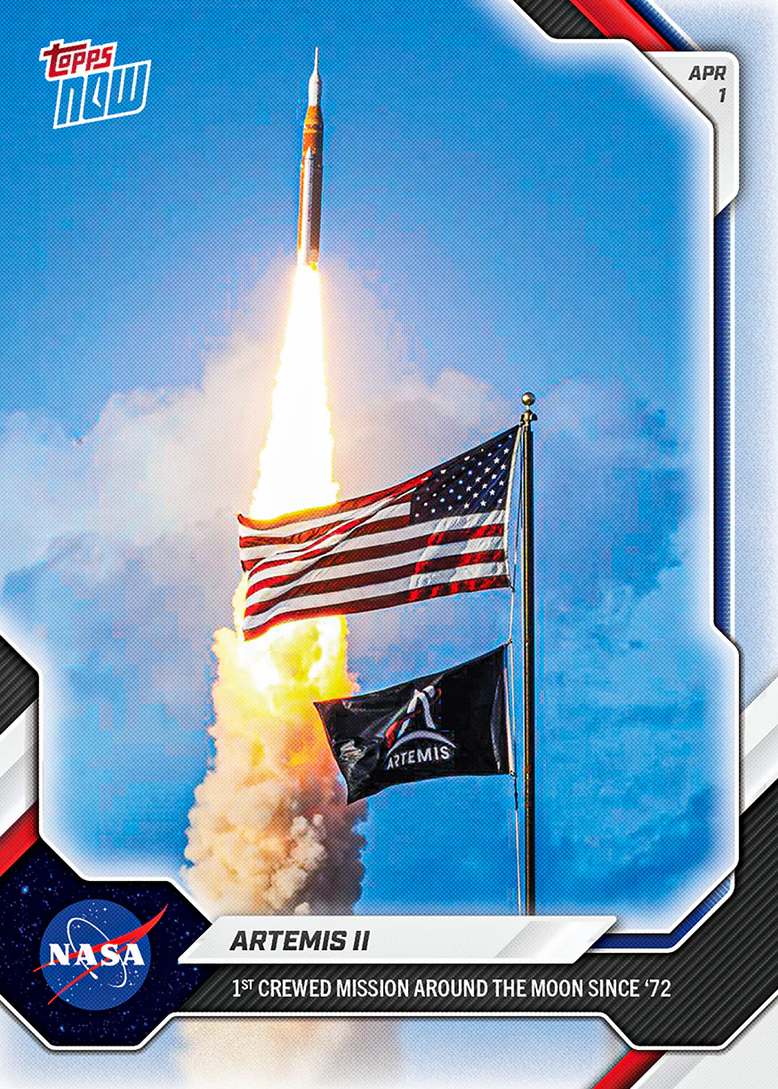 Artemis II - 2026 Topps NOW® Card A201