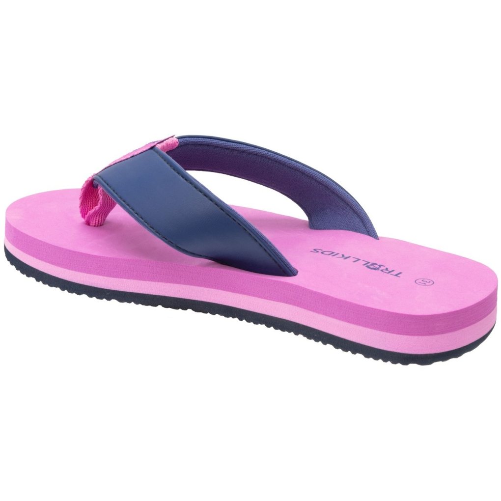 Trollkids Haukland Beach Sandal Kids - Mallow Pink/Violet Blue/Wild Rose