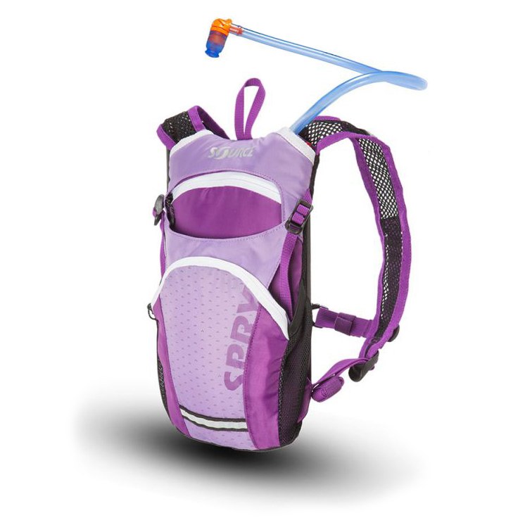 Source Spry Hydration Pack Kids + 1.5L Hydration Bladder - Kids Pink Purple