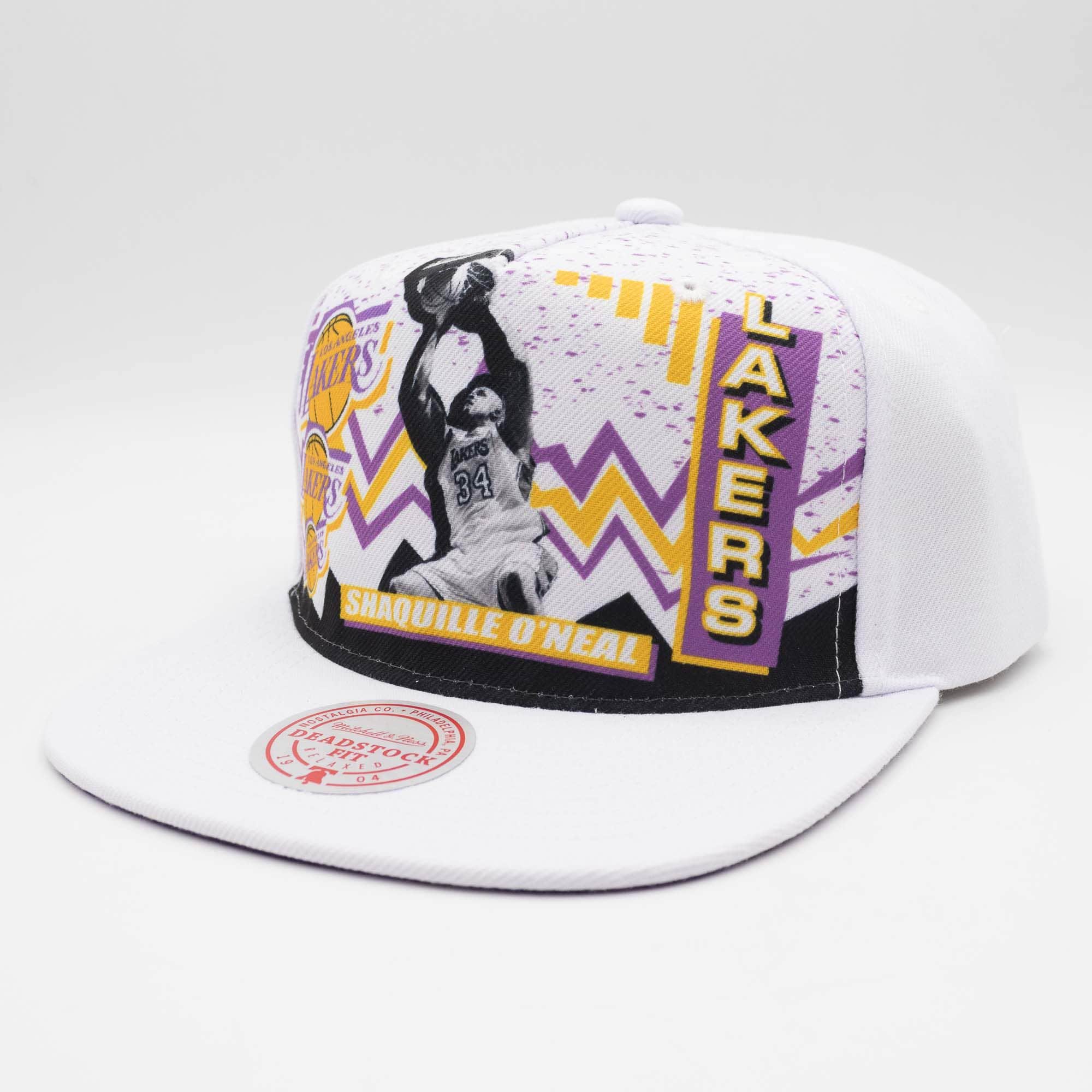 Los Angeles Lakers Shaq O'Neal 90s Playa Mitchell & Ness Deadstock Snapback Cap