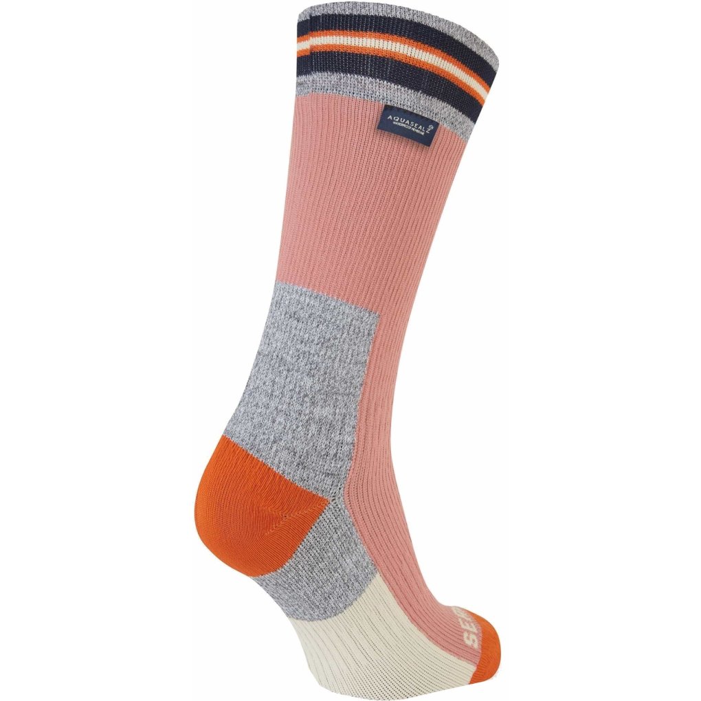 SealSkinz Surlingham Waterproof Mid Length Socks - Pink