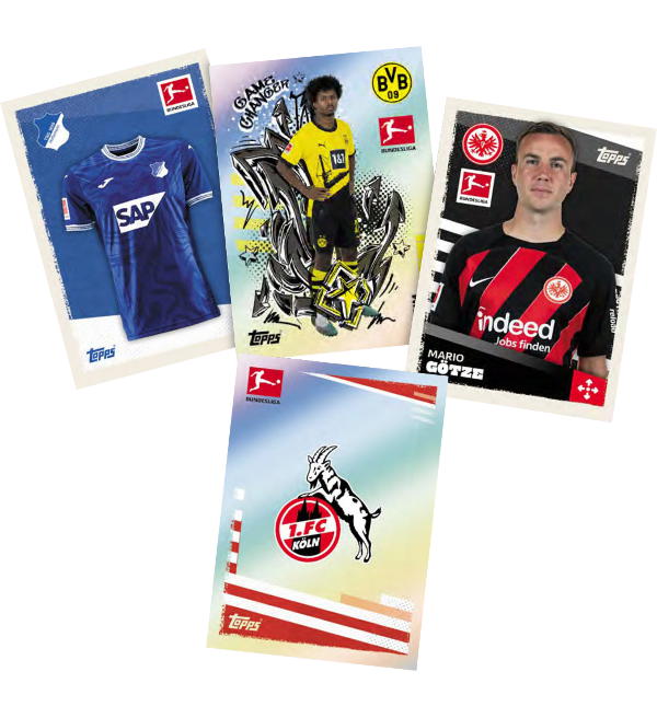 Topps Bundesliga Stickers 2023/2024 - Starterpack + Box With 50 Packets